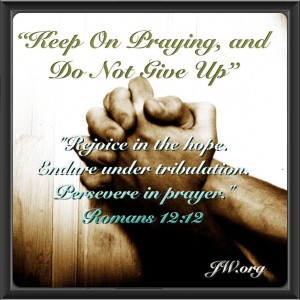 Persevere in Prayer