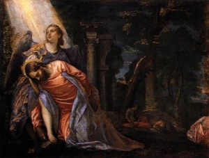 christ in the garden of gethsemane 1584 Paolo Veronese